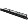 GETFORT PGF-5EUTP48-B9 Patch Panel UTP Cat.5e 48 Port 2U 19 inch Rackmount Schwarz