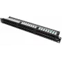 GETFORT PGF-5EUTP48-B9 Patch Panel UTP Cat.5e 48 Port 2U 19 inch Rackmount Schwarz