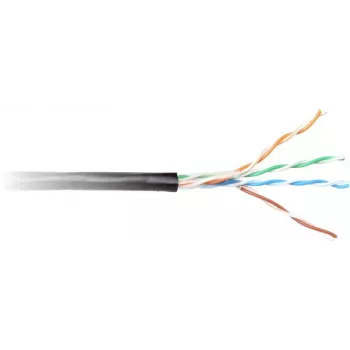 GETFORT Cat.5e U/UTP Outdoor UV-Resistant Dry Core Cable 305m Black