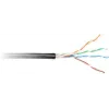 GETFORT Cat.6 U/UTP Outdoor UV-resistentes Dry Copper Patchkabel 305m Schwarz