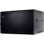 GETFORT 19 inch CALI 6U 600x450 Wandgehäuse mit massiver Stahltür - Schwarz (RAL 9004)