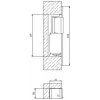 ELEKTRA-PLUS R2 Narrow Left Elektrischer Türöffner, Fail-Secure, 10-24V AC/DC, 3000N Haltekraft