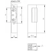 ELEKTRA-PLUS Elektrischer Türöffner R3 mit Memory, ohne mechanische Blockierung, links, 12V AC/DC, Fail-Secure
