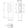 ELEKTRA-PLUS R3-12.40P Rechts Fail-Secure Elektro-Türöffner mit Memory, 12V AC/DC, 3000N Haltekraft