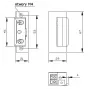 ELEKTRA-PLUS Elektrischer Türöffner R4 mit Memory und mechanischer Blockade symmetrisch 24V 7544