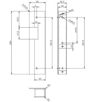 ELEKTRA-PLUS Kaseta Elektra Surowa R3, R4, R5; 3378 Unterputz-Installationsdose 3-fach Weiß