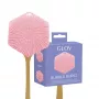 GLOV Bubble Burst 3-in-1 Silikon Körper-, Kopfhaut- & Rückenpeeling und Massagegerät - Rosarot