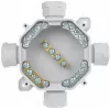 PAWBOL A.0035 Aufputz-Hermetische Abzweigdose PG16, IP67 (5x4mm²), Grau