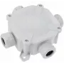 PAWBOL A.0035 Aufputz-Hermetische Abzweigdose PG16, IP67 (5x4mm²), Grau