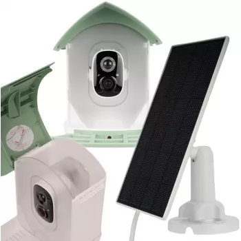 Redleaf RD001 Vogelhaus-Kamera mit 2K-Auflösung, 160° Weitwinkel, Nachtsicht, Wi-Fi, PIR-Bewegungserkennung, KI-Vogelerkennung, Zwei-Wege-Audio, IP65, 2,5 l Fassungsvermögen