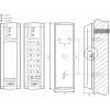 ROGER PR312EM-BK Zugangskontroller mit EM 125 kHz Näherungsleser
