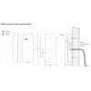 ROGER PRT62LT Näherungsleser EM 125 kHz & MIFARE 13,56 MHz RS485/Wiegand IP65