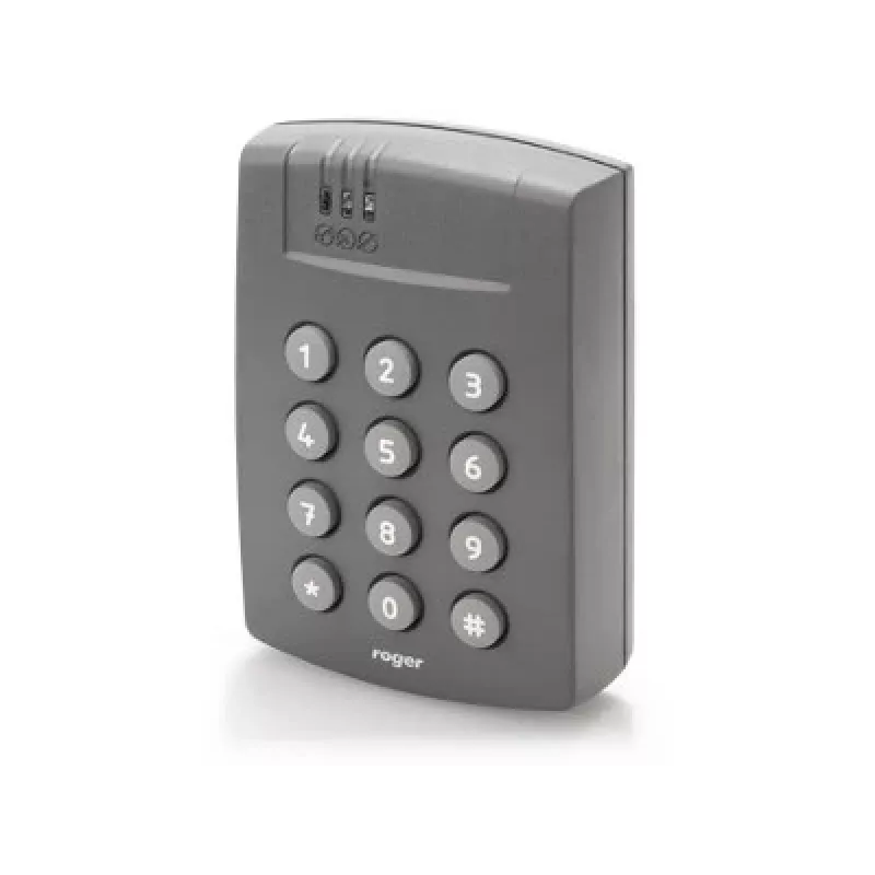 ROGER SL2000F Kombinationsschloss - Standalone Digitaltastatur mit hinterleuchteten Metalltasten, IP65, 250 Benutzer