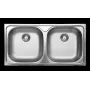 DEANTE 2-Bowl Steel Sink