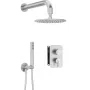 DEANTE Unterputz-Duschset mit Mischerbox - Regenbrause, Chrom, Serie Arnika