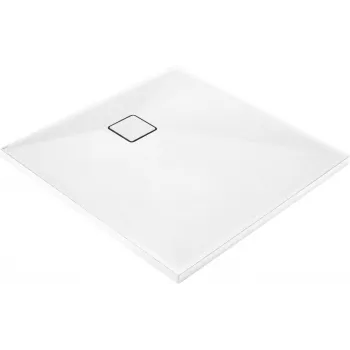 DEANTE Quadratische Granit-Duschwanne 90x90 cm Anthrazit