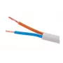 ELEKTROKABEL OMY 2x1mm² H03VV-F Elektrokabel Weiß 100m