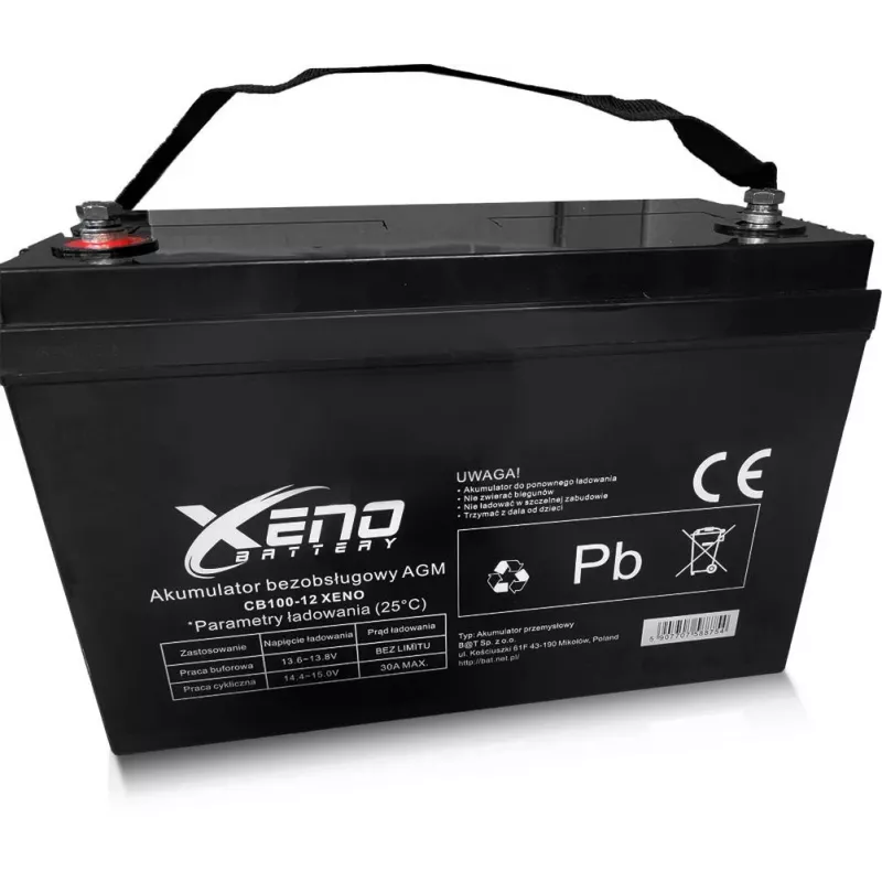 BAT Xeno Black 12V 100Ah AGM Batterie