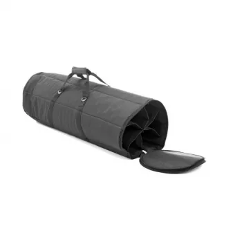 CASE4ME Cover für 6 LED-Bar-Lichtleisten - Heavy-Duty Flugcase aus Sperrholz mit Schaumstoff, Schwarz