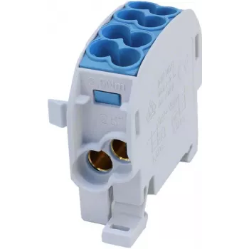 SIMET SCB 25 Abzweigverteilerblock Al/Cu 80-110 SIMBLOCK, Blau 81501003