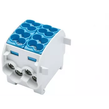 SIMET SCB 25-2 Abzweigverteilerblock 1-polig 100A 1000V Al/Cu Blau 81505003