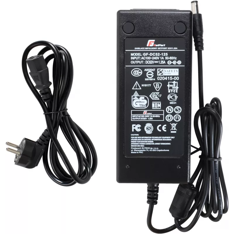 GETFORT 52V 1.25A 65W Schaltnetzteil