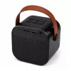 LEAN Karaoke-Set Bluetooth-Lautsprecher zwei Mikrofone LED-Leuchten Schwarz