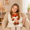 LEAN TOYS Plüschfuchs Plüschtier Weiches Stofftier 28 cm
