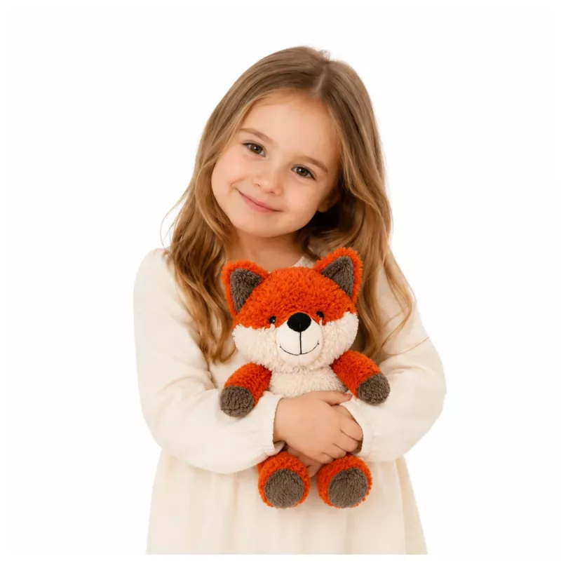 LEAN TOYS Plüschfuchs Plüschtier Weiches Stofftier 28 cm
