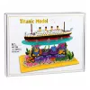 LEAN TOYS Bausteine Titanic Schiff auf einem Korallenriff 3892 Teile