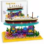 LEAN TOYS Bausteine Titanic Schiff auf einem Korallenriff 3892 Teile