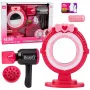 LEAN TOYS Haarstyling-Set mit Föhn, Spiegel, Lichtern, Geräuschen und Zubehör