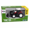 LEAN TOYS RC Roter ferngesteuerter landwirtschaftlicher Traktor mit Ballengreifer 1:24