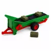 LEAN TOYS Landwirtschaftlicher Traktor mit Förderband, RC Ballenlichter, ferngesteuert, Maßstab 1:24