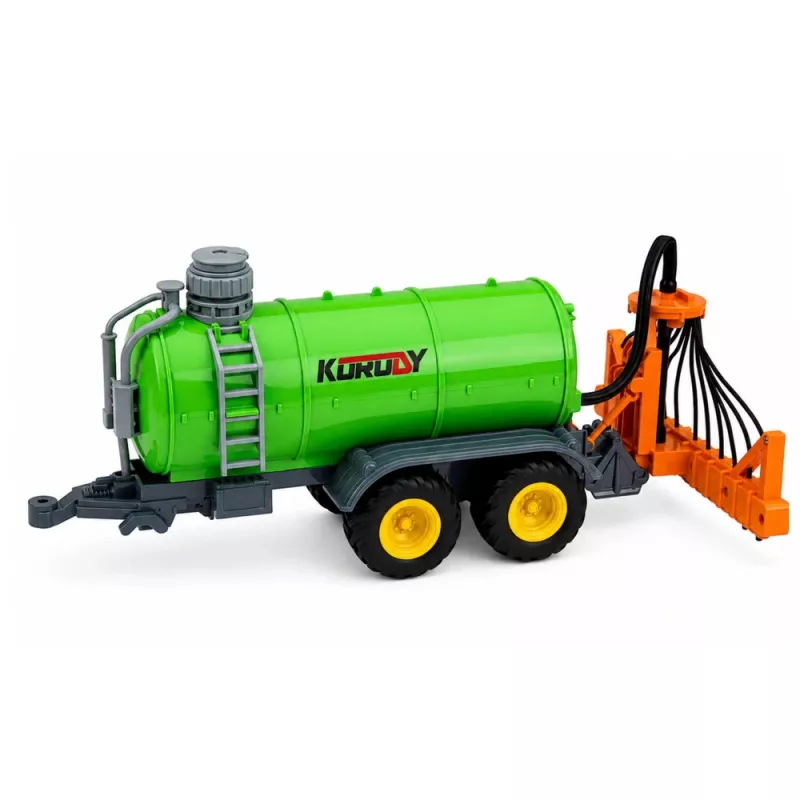 LEAN TOYS Ferngesteuerter landwirtschaftlicher Traktor mit Flüssigdüngerspritze 1:24