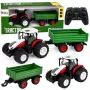 LEAN TOYS Fernbedienung Traktor mit Kipper-Anhänger, Licht, Sound 1:24