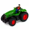LEAN TOYS Ferngesteuerter Traktor mit Heurechen RC-Lichter 1:24