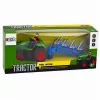 LEAN TOYS RC Traktor mit Pflug und Bauer, ferngesteuert, Lichter, Grün, 1:24