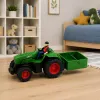 LEAN TOYS Ferngesteuerter RC Landwirtschaftstraktor mit Anhänger Farmer 1:24