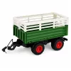 LEAN TOYS RC Landwirtschaftstraktor mit Kipper-Anhänger und Beleuchtung 1:24