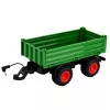 LEAN TOYS RC Landwirtschaftstraktor mit Kipper-Anhänger Grün 1:24