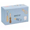 LEAN TOYS Holz-Zahnarzt-Set Kleiner Zahnarzt