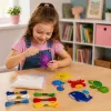 LEAN TOYS Kreativset Kuscheltiere zum Nähen Filz DIY Meerestiere 6 Stk.