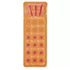 Bestway 43015 Aufblasbare Luftmatratze für Schwimmbad, Orange, 183x69x15 cm