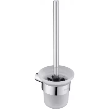 DEANTE Wand-WC-Bürstenset Edelstahl Matt Silber/Schwarz Osimo