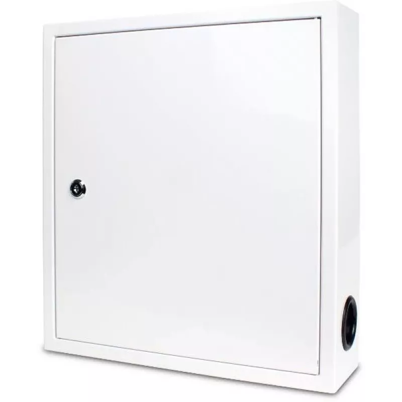 GETFORT Aufputz-Multimedia-Schrank 390x350x100 mm Weiß
