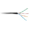GETFORT Cat.5e U/UTP Outdoor Gel-Filled Twisted Pair Cable 500m Schwarz