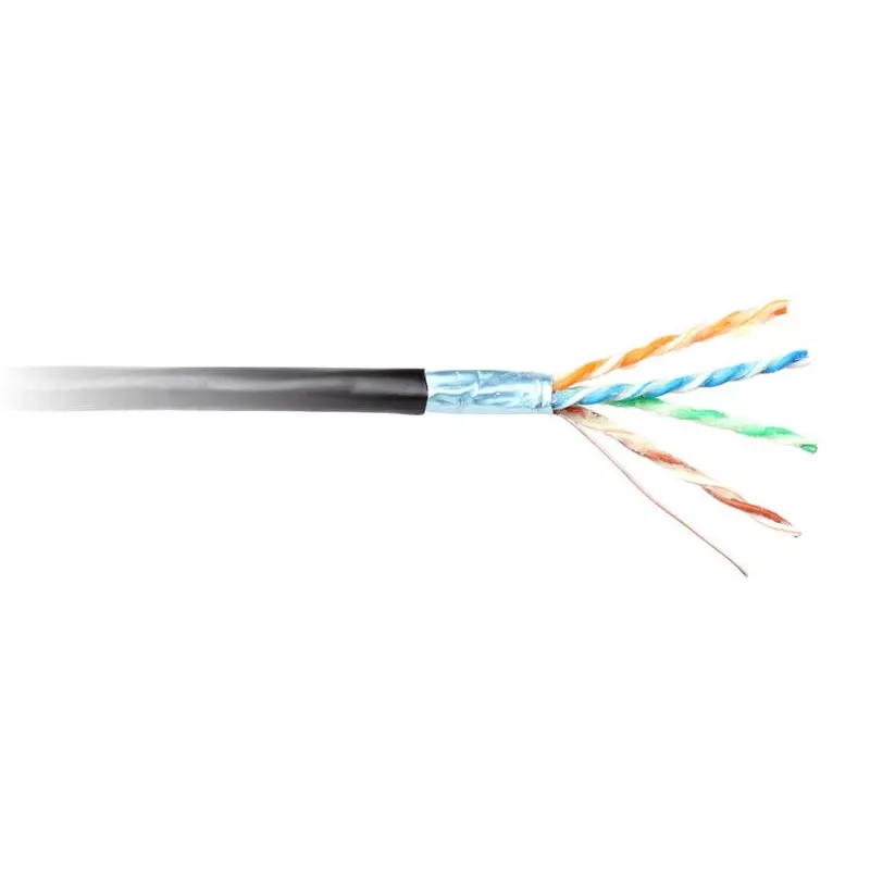 GETFORT Cat.5e F/UTP Outdoor Gel-Filled Patch Cable 500m Black