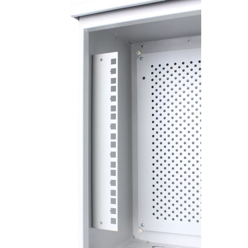Getfort Hermetic 10-inch 9U Wandmontage-Rack-Gehäuse 330x230 mm IP54 Lichtgrau
