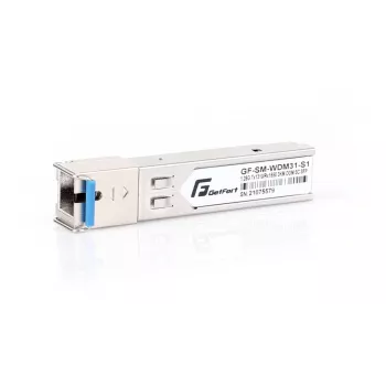 GETFORT GF-SM-WDM31-S1 SFP Modul 1.25Gbps 3km SC/UPC SM BiDi WDM TX1310/RX1550